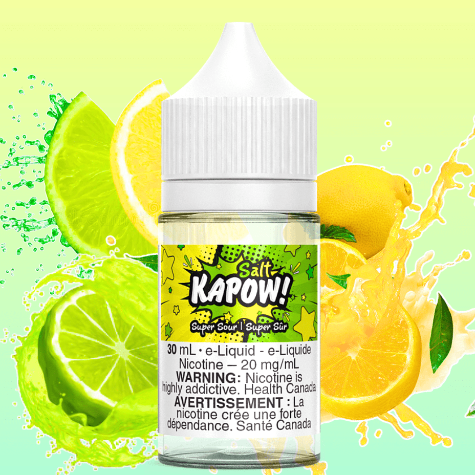 Super Sour Salt by Kapow E-Liquid Steinbach Vape SuperStore and Bong Shop Manitoba Canada