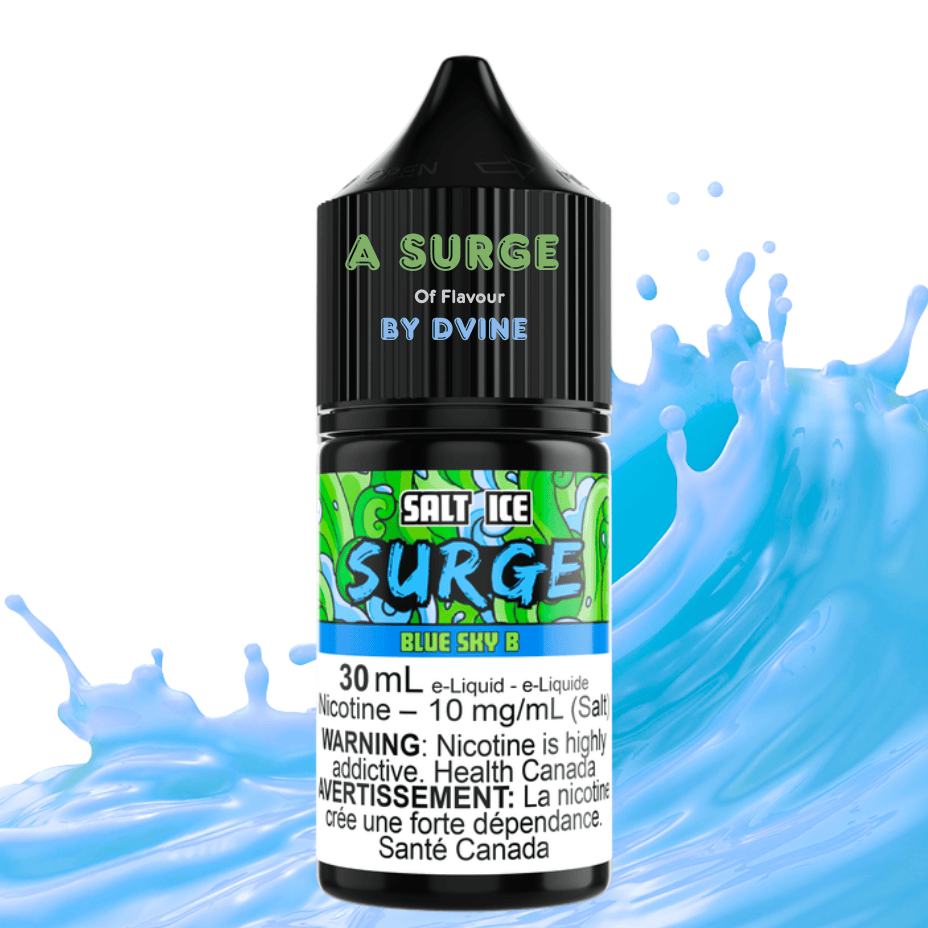 Surge E-Liquid-Blue Sky B Ice Salt 30ml Steinbach Vape SuperStore and Bong Shop Manitoba Canada