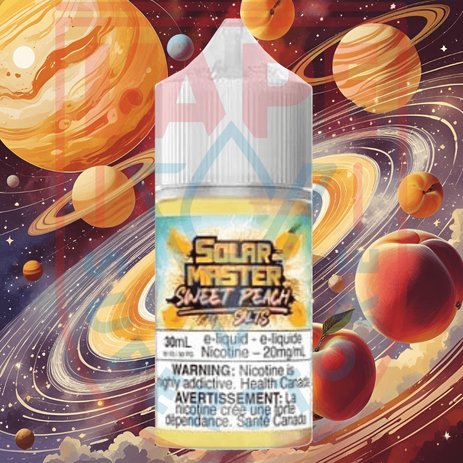 Sweet Peach Salt by Solar Master E-liquid Steinbach Vape SuperStore and Bong Shop Manitoba Canada
