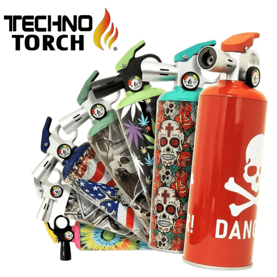 Techno Fire Extinguisher Lighter Torch Steinbach Vape SuperStore and Bong Shop Manitoba Canada