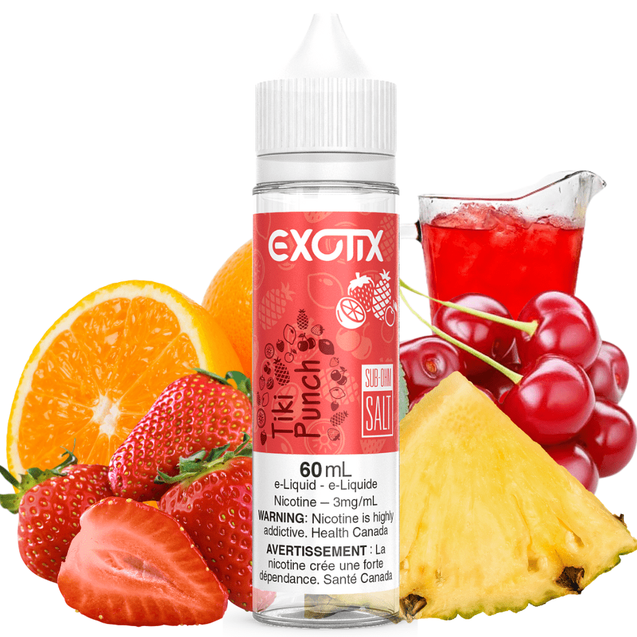 Tiki Punch By Exotix E-Liquid 60mL / 3mg Steinbach Vape SuperStore and Bong Shop Manitoba Canada