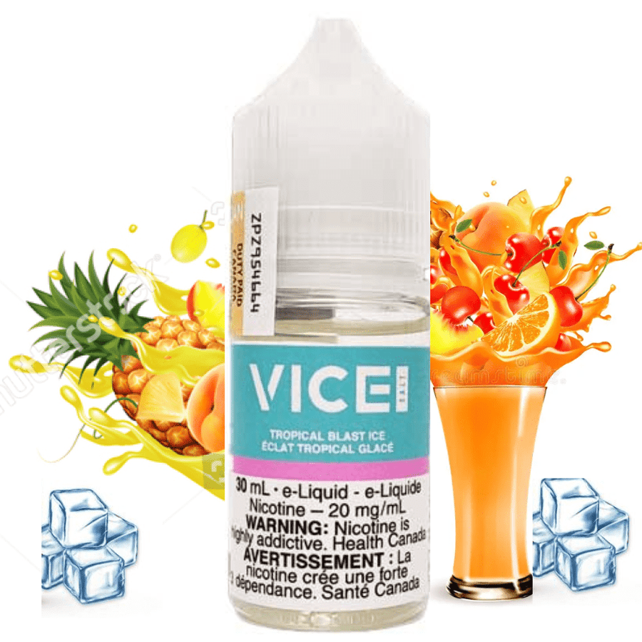 Tropical Blast Ice by Vice Salt E-Liquid Steinbach Vape SuperStore and Bong Shop Manitoba Canada