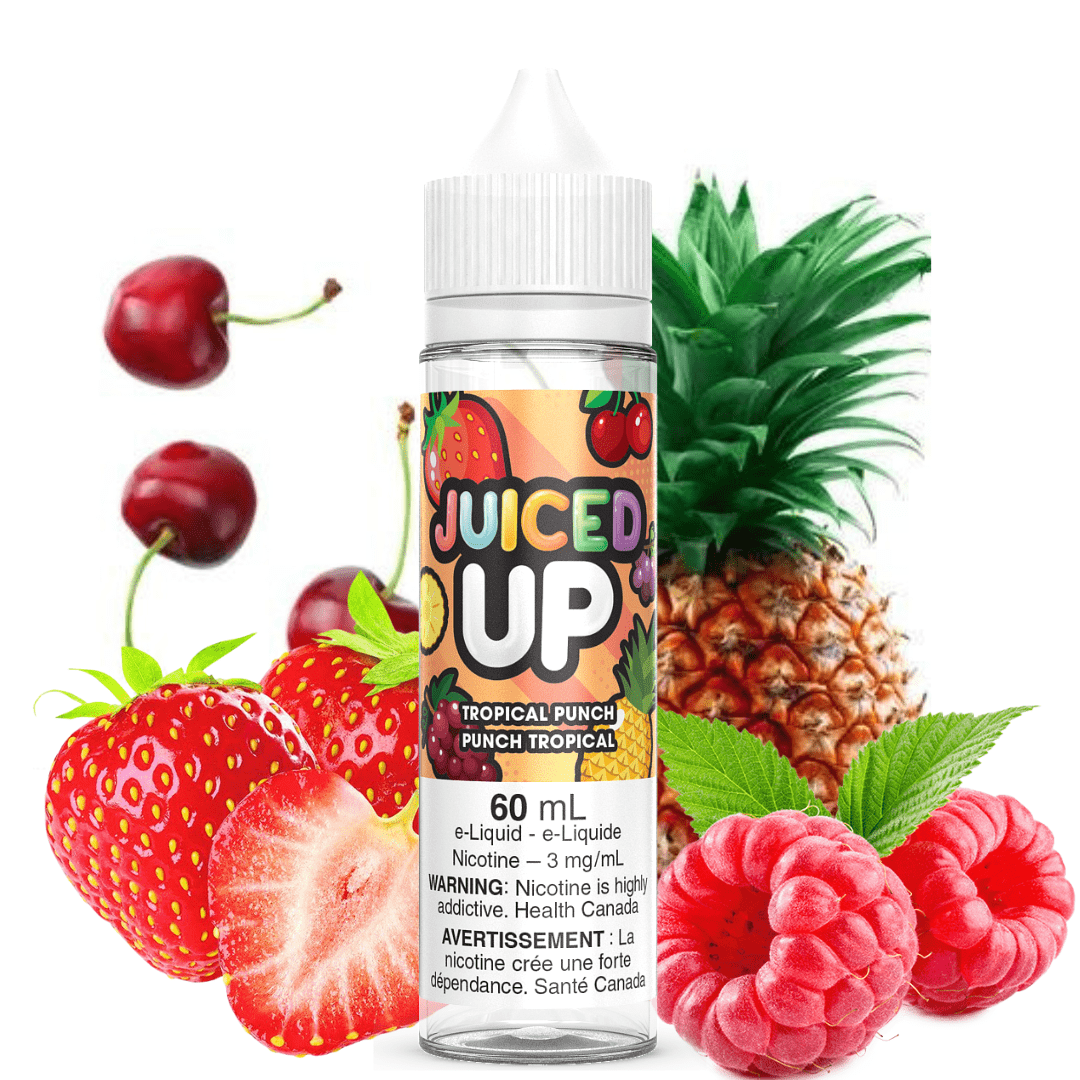 Tropical Punch By Juiced Up E-Liquid 3mg Steinbach Vape SuperStore and Bong Shop Manitoba Canada