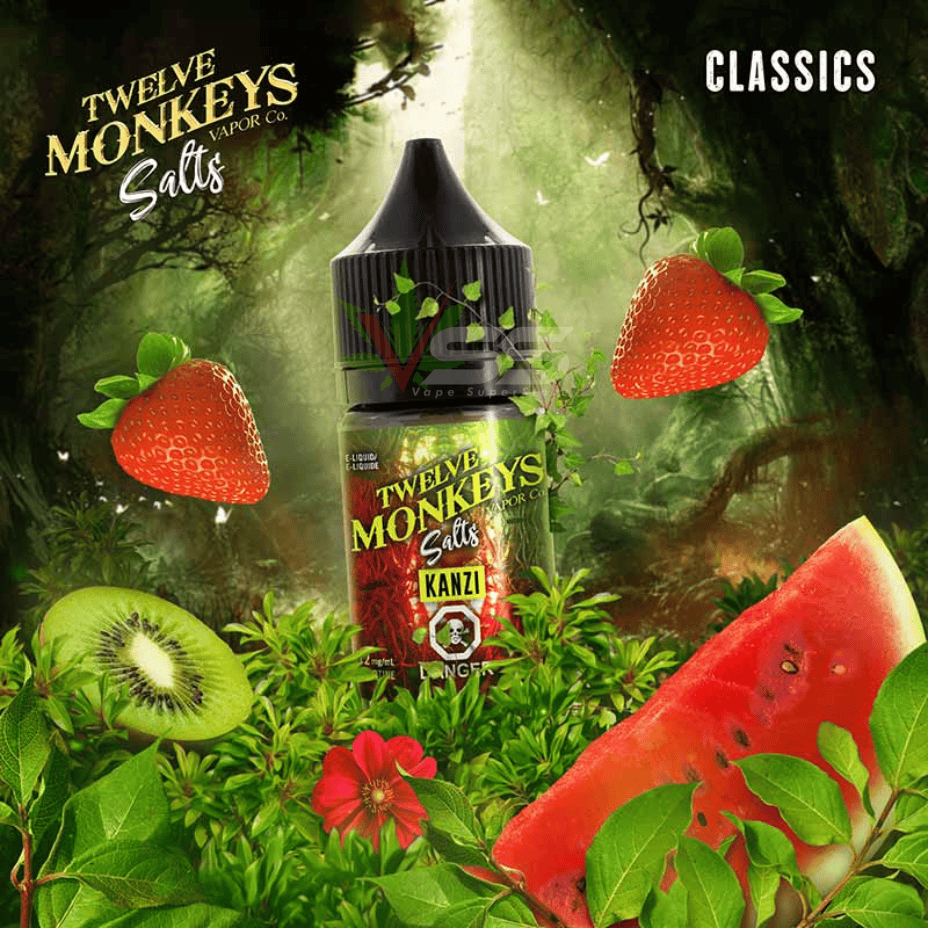 Twelve Monkeys Salt 30ml-Kanzi Ice Steinbach Vape SuperStore and Bong Shop Manitoba Canada
