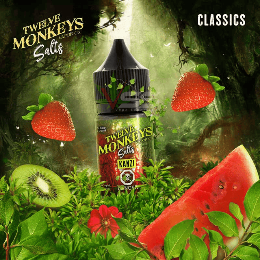 Twelve Monkeys Salt 30ml-Kanzi Ice Steinbach Vape SuperStore and Bong Shop Manitoba Canada