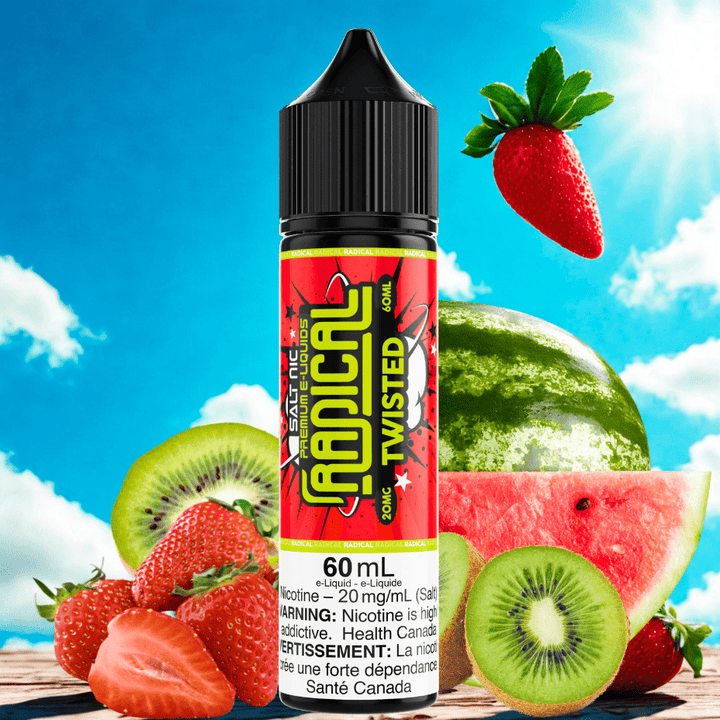 Twisted Salt by Radical E-Liquid-60mL Steinbach Vape SuperStore and Bong Shop Manitoba Canada