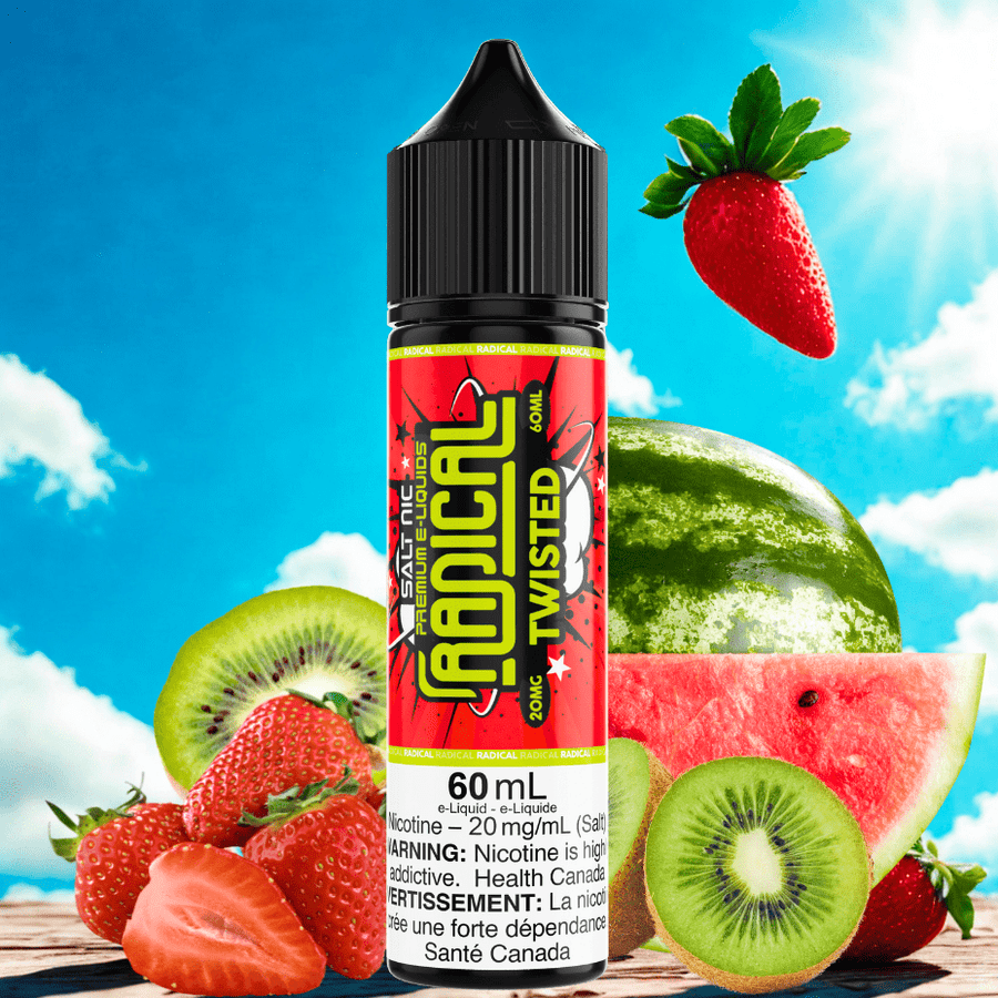 Twisted Salt by Radical E-Liquid-60mL Steinbach Vape SuperStore and Bong Shop Manitoba Canada