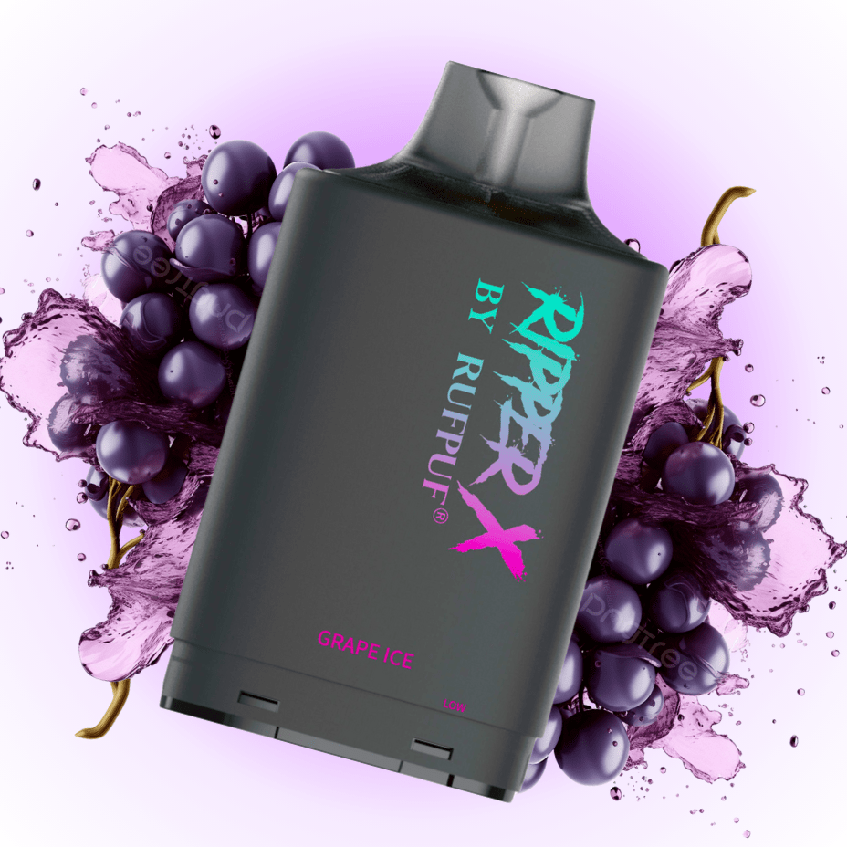 RufPuf Ripper X 75k Turbo Pod - Grape Ice 20mg / 75000 Puffs Manitoba Vape SuperStore and Bong Shop