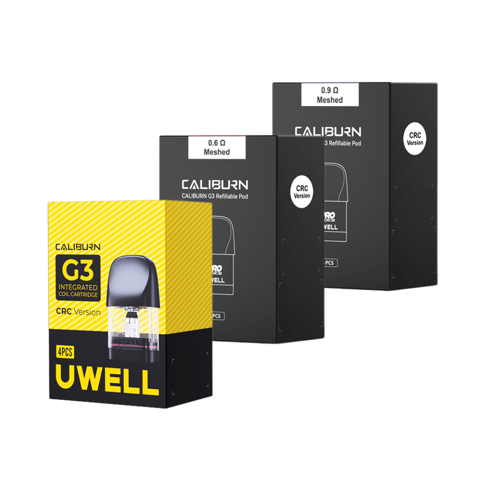 Uwell Caliburn G3 Replacement Pods 0.4Ω (4 Pack Steinbach Vape SuperStore and Bong Shop Manitoba Canada