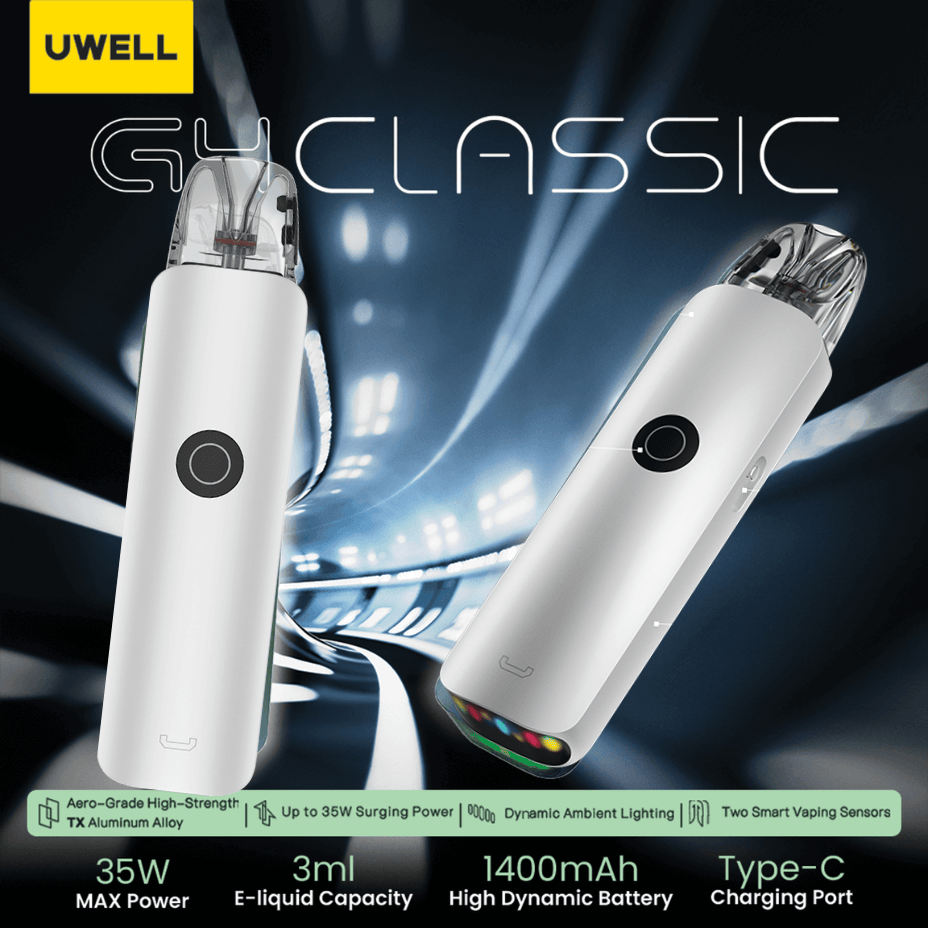 Uwell Caliburn G4 CLASSIC Pod Kit-1400mAh Steinbach Vape SuperStore and Bong Shop Manitoba Canada