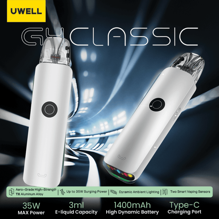 Uwell Caliburn G4 CLASSIC Pod Kit-1400mAh Steinbach Vape SuperStore and Bong Shop Manitoba Canada