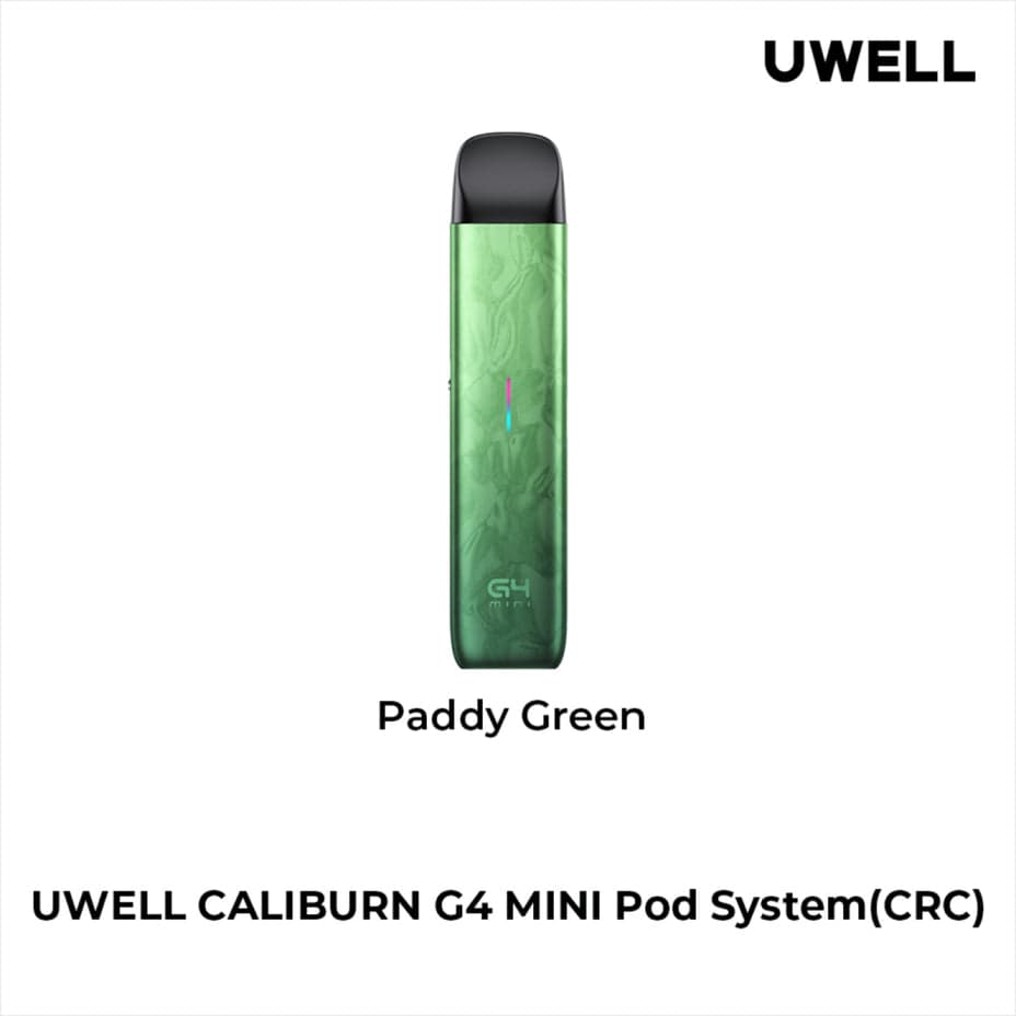 Uwell Caliburn G4 Mini Pod Kit Paddy Green Steinbach Vape SuperStore and Bong Shop Manitoba Canada