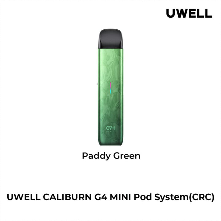 Uwell Caliburn G4 Mini Pod Kit Paddy Green Steinbach Vape SuperStore and Bong Shop Manitoba Canada