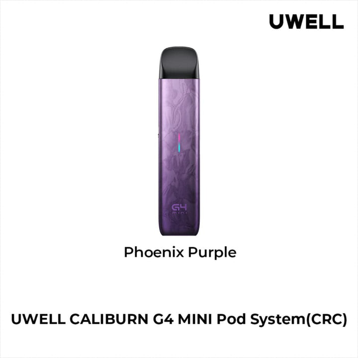 Uwell Caliburn G4 Mini Pod Kit Phoenix Purple Steinbach Vape SuperStore and Bong Shop Manitoba Canada