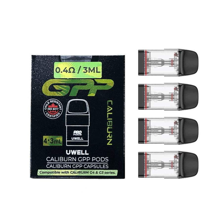Uwell Caliburn GPP Replacement Pods 0.4Ω Steinbach Vape SuperStore and Bong Shop Manitoba Canada