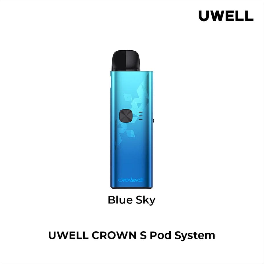 Uwell Crown S Pod Kit Blue Steinbach Vape SuperStore and Bong Shop Manitoba Canada