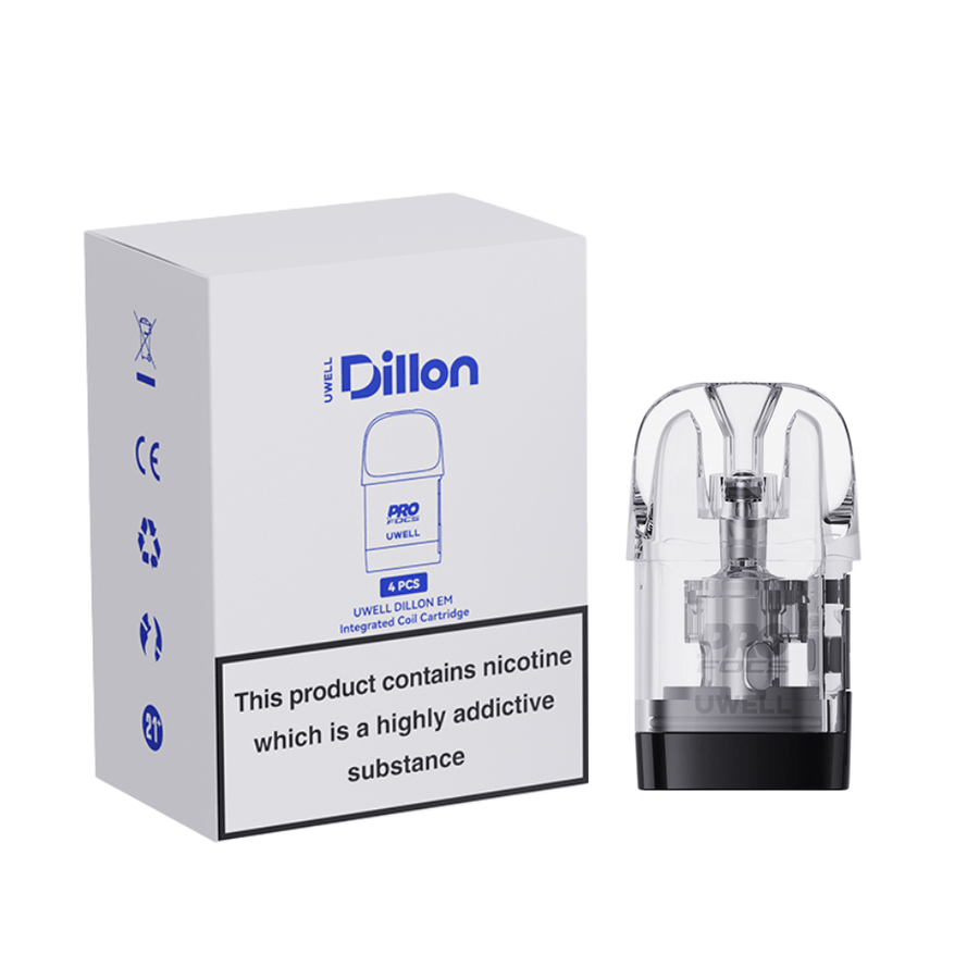 UWELL Dillon EM Replacement Pod 4/pk 0.6 OHM Steinbach Vape SuperStore and Bong Shop Manitoba Canada