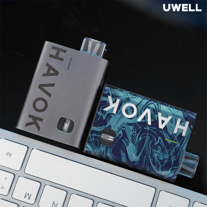 Uwell Havok R Pod Kit-950mAh 950mAh / Pastel Blue Steinbach Vape SuperStore and Bong Shop Manitoba Canada