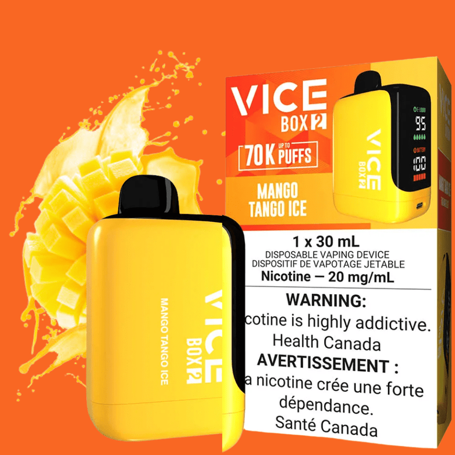 Vice Box 2 70k Disposable Vape - Mango Tango 70K / 20mg/mL Steinbach Vape SuperStore and Bong Shop Manitoba Canada