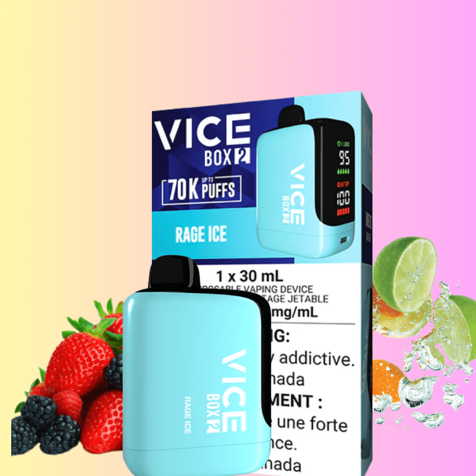 Vice Box 2 Disposable Vape-Rage Ice in Steinbach Manitoba