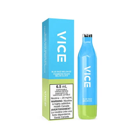 Vice Disposable Vape- Blue Razz Melon Ice 2500 Puffs / 20mg Steinbach Vape SuperStore and Bong Shop Manitoba Canada
