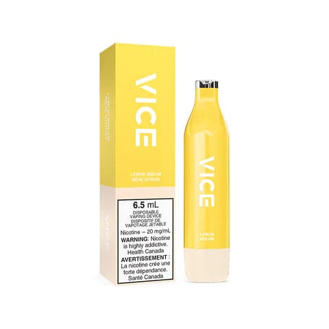 Vice Disposable Vape-Lemon Dream 2500 Puffs / 20mg Steinbach Vape SuperStore and Bong Shop Manitoba Canada