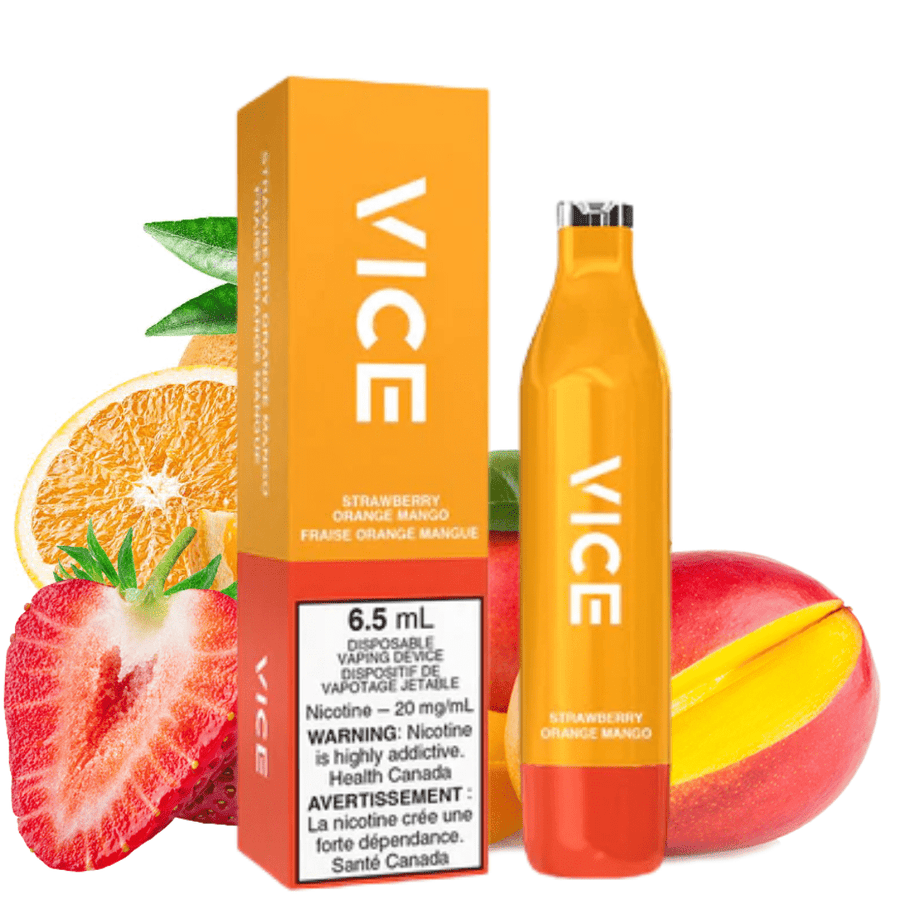 Vice Disposable Vape-Strawberry Orange Mango 20mg Steinbach Vape SuperStore and Bong Shop Manitoba Canada