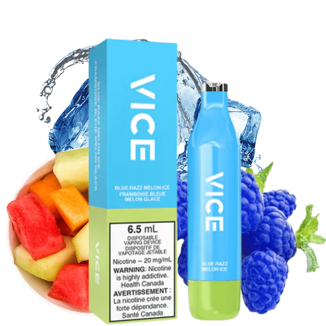 Vice Disposables Vice Disposable Vape- Blue Razz Melon Ice 2500 Puffs / 20mg Vice Disposable Vape-Blue Razz Melon Ice-Steinbach Vape