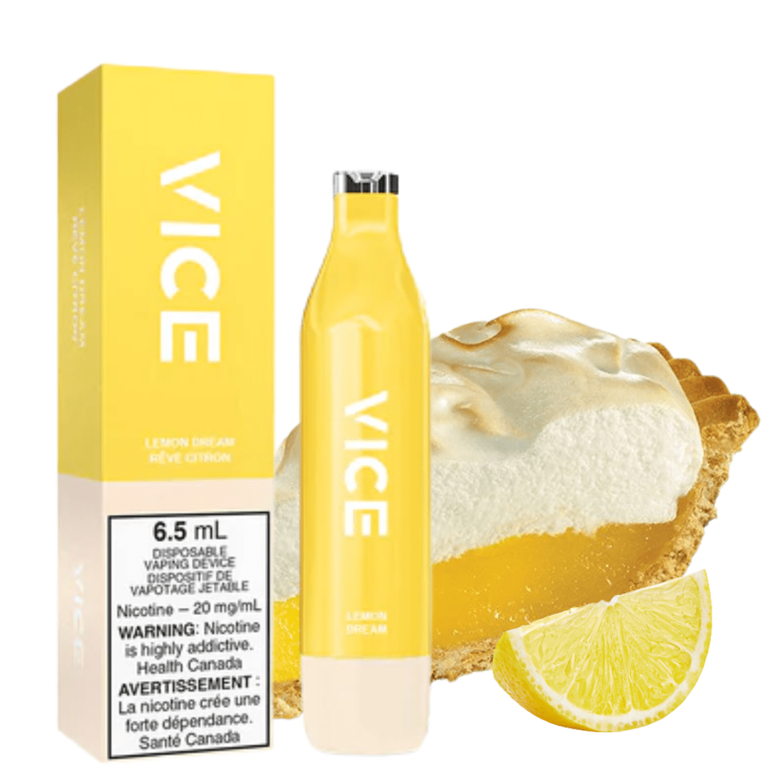 Vice Disposables Vice Disposable Vape-Lemon Dream 2500 Puffs / 20mg Vice Disposable Vape-Lemon Dream-Steinbach Vape SuperStore & Bong