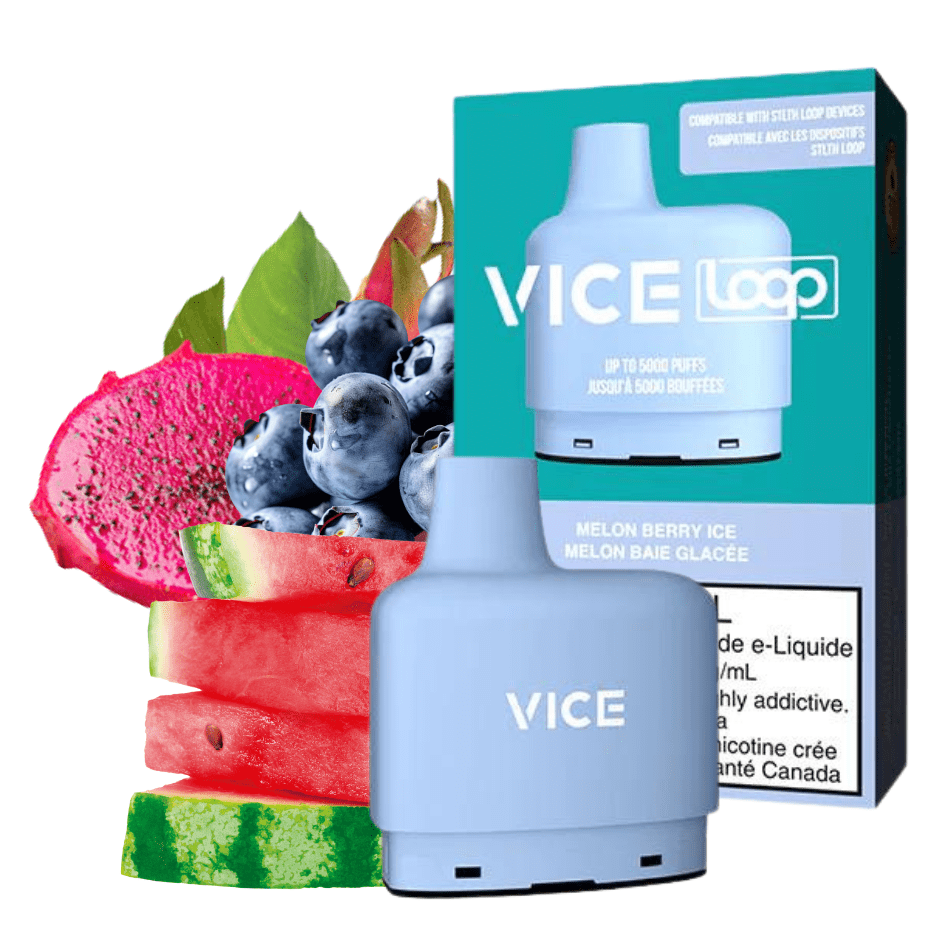 Vice LOOP STLTH Loop Vice Pods-Melon Berry Ice 20mg / 5000Puffs STLTH Loop Vice Pods-Melon Berry Ice-Steinbach Vape SuperStore Canada