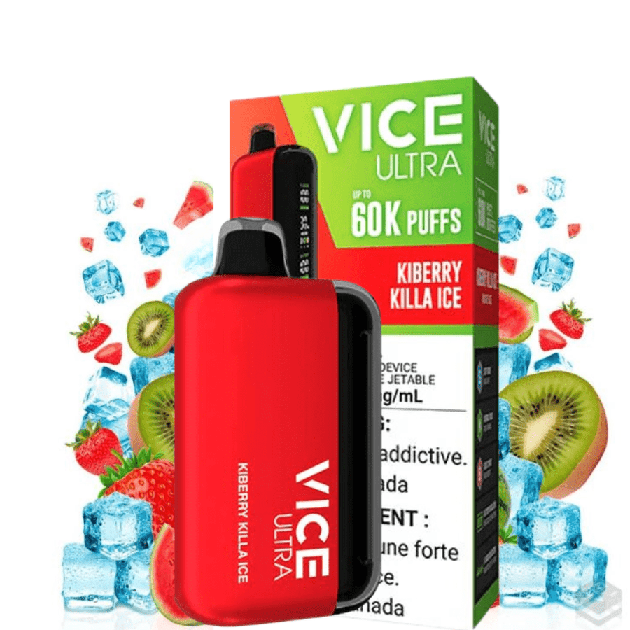 Vice Ultra 60K Disposable Vape - Kiberry Killa Ice Steinbach Vape SuperStore and Bong Shop Manitoba Canada