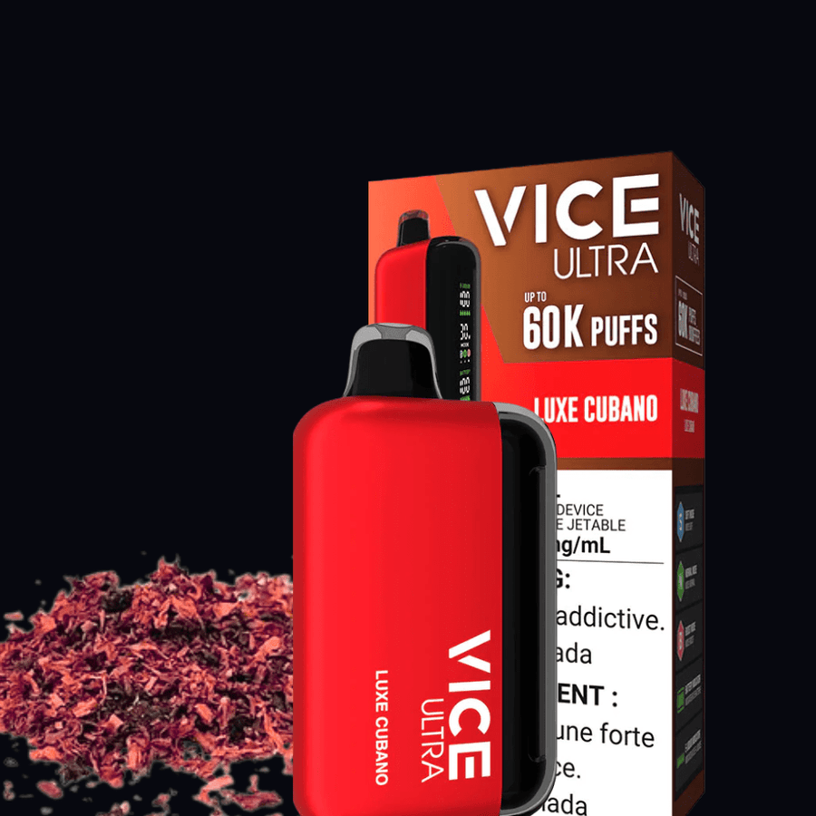 Vice Ultra 60K Disposable Vape - Luxe Cubano Steinbach Vape SuperStore and Bong Shop Manitoba Canada