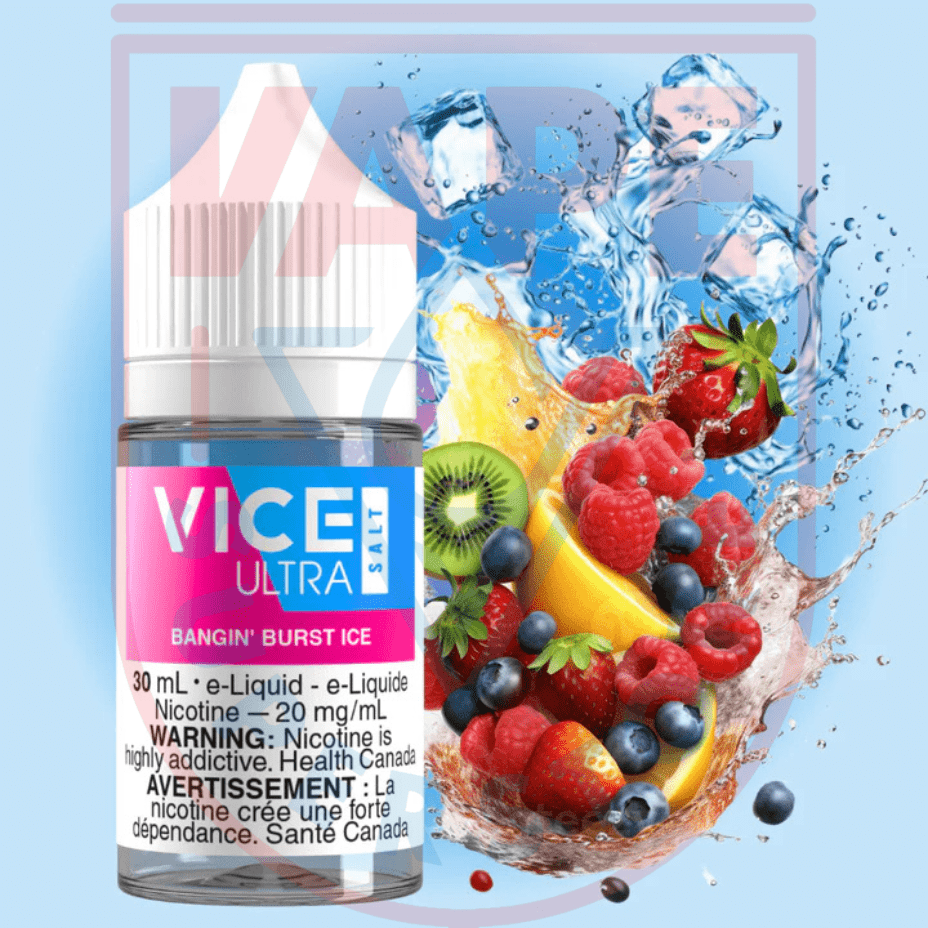 Vice Ultra Salt - Bangin' Burst Ice 20mg Steinbach Vape SuperStore and Bong Shop Manitoba Canada