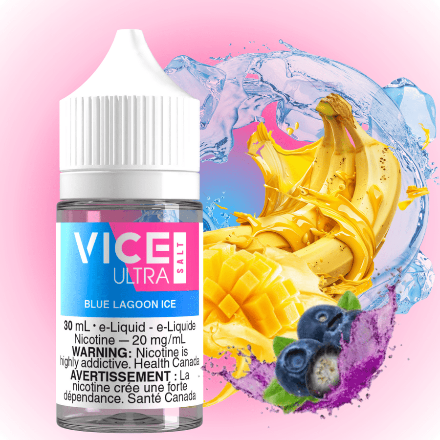 Vice Ultra Salt - Blue Lagoon Ice 20mg Steinbach Vape SuperStore and Bong Shop Manitoba Canada