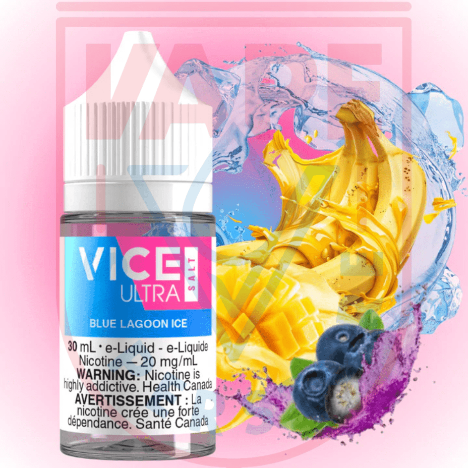 Vice Ultra Salt - Blue Lagoon Ice 20mg Steinbach Vape SuperStore and Bong Shop Manitoba Canada