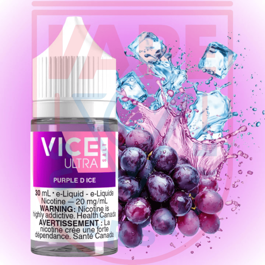 Vice Ultra Salt - Purple D Ice 20mg Steinbach Vape SuperStore and Bong Shop Manitoba Canada