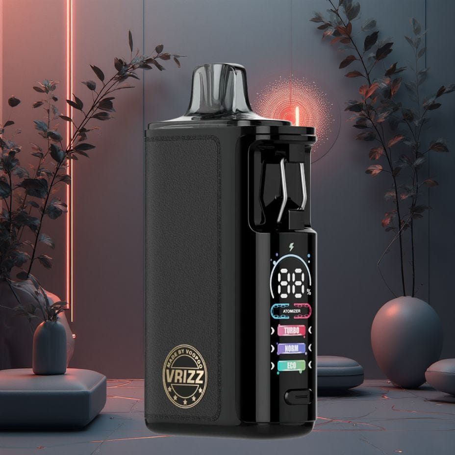VooPoo VRIZZ 2 Pod Kit 15mL Black Leather Steinbach Vape SuperStore and Bong Shop Manitoba Canada