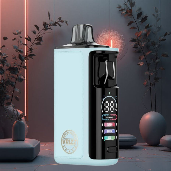 VooPoo VRIZZ 2 Pod Kit 15mL Blue Leather Steinbach Vape SuperStore and Bong Shop Manitoba Canada