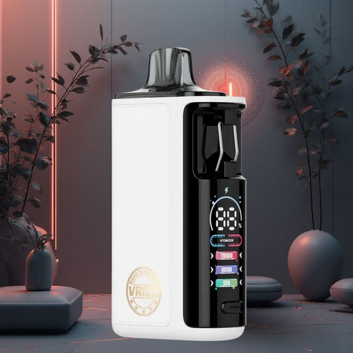 VooPoo VRIZZ 2 Pod Kit 15mL White Leather Steinbach Vape SuperStore and Bong Shop Manitoba Canada