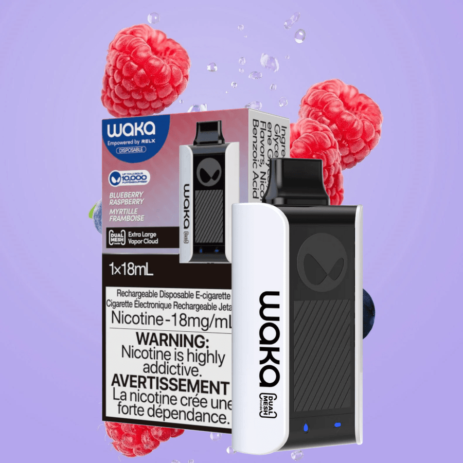 WAKA soPro 10000 Disposable Vape-Blueberry Raspberry 10000 Puffs / 18mg Steinbach Vape SuperStore and Bong Shop Manitoba Canada