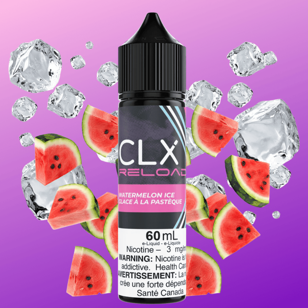 Watermelon Ice by CLX Reload E-liquid 3mg Steinbach Vape SuperStore and Bong Shop Manitoba Canada