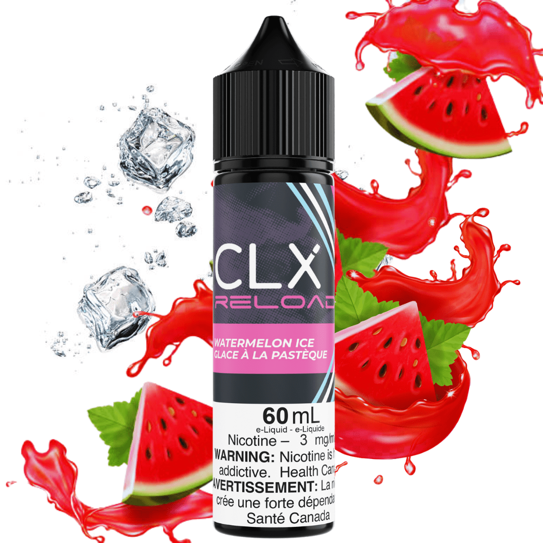 Watermelon Ice by CLX Reload E-liquid Steinbach Vape SuperStore and Bong Shop Manitoba Canada