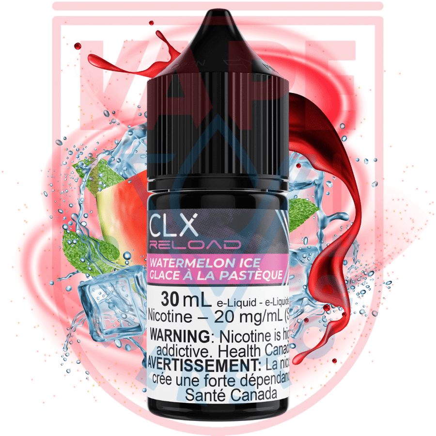 Watermelon Ice Salt by CLX Reload E-Liquid Steinbach Vape SuperStore and Bong Shop Manitoba Canada