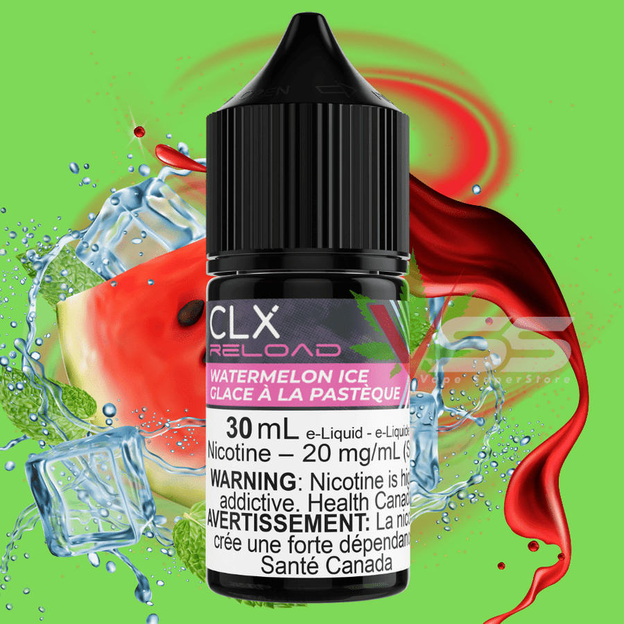 Watermelon Ice Salt by CLX Reload E-Liquid Steinbach Vape SuperStore and Bong Shop Manitoba Canada