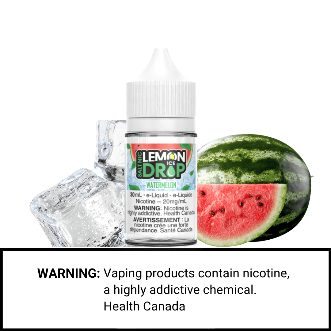 Watermelon Ice Salts by Lemon Drop E-Liquid Steinbach Vape SuperStore and Bong Shop Manitoba Canada