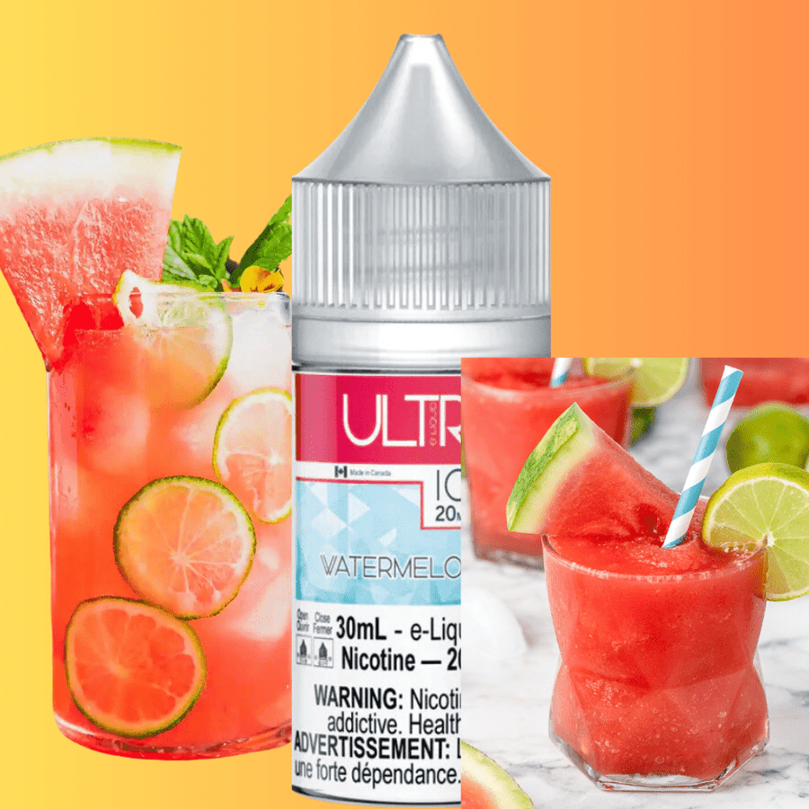 Watermelon Lime Ice Salt by Ultra E-Liquid Steinbach Vape SuperStore and Bong Shop Manitoba Canada