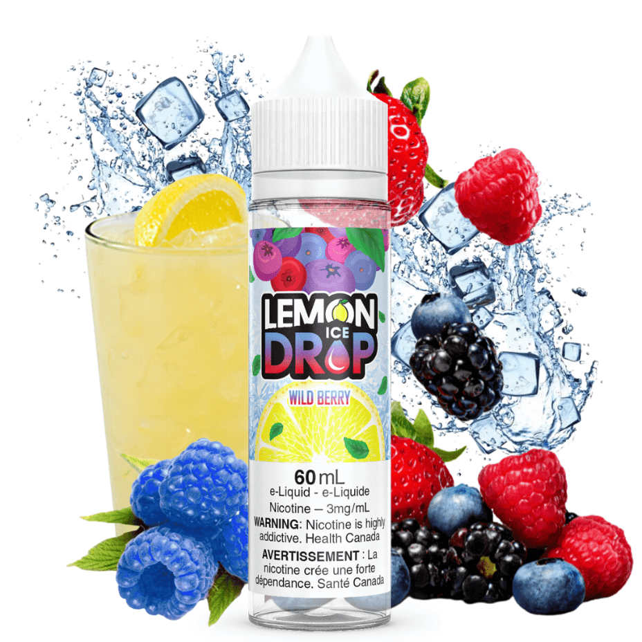 Wild Berry Ice by Lemon Drop 60mL / 6mg Steinbach Vape SuperStore and Bong Shop Manitoba Canada