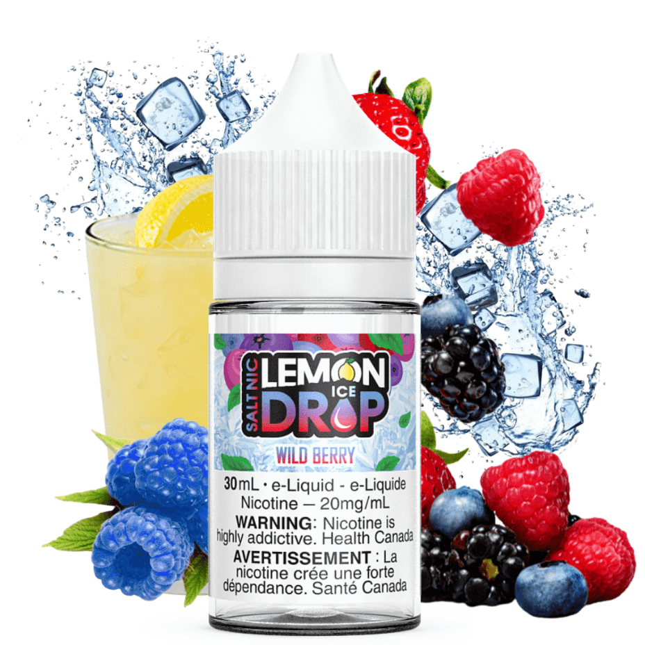 Wild Berry Ice by Lemon Drop Salt 30ml / 20mg Steinbach Vape SuperStore and Bong Shop Manitoba Canada