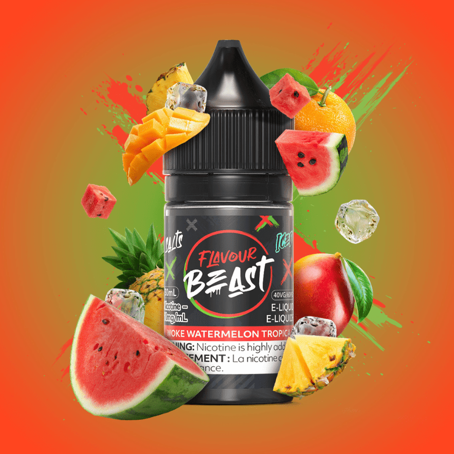 Woke Watermelon Tropica by Flavour Beast Salts Steinbach Vape SuperStore and Bong Shop Manitoba Canada