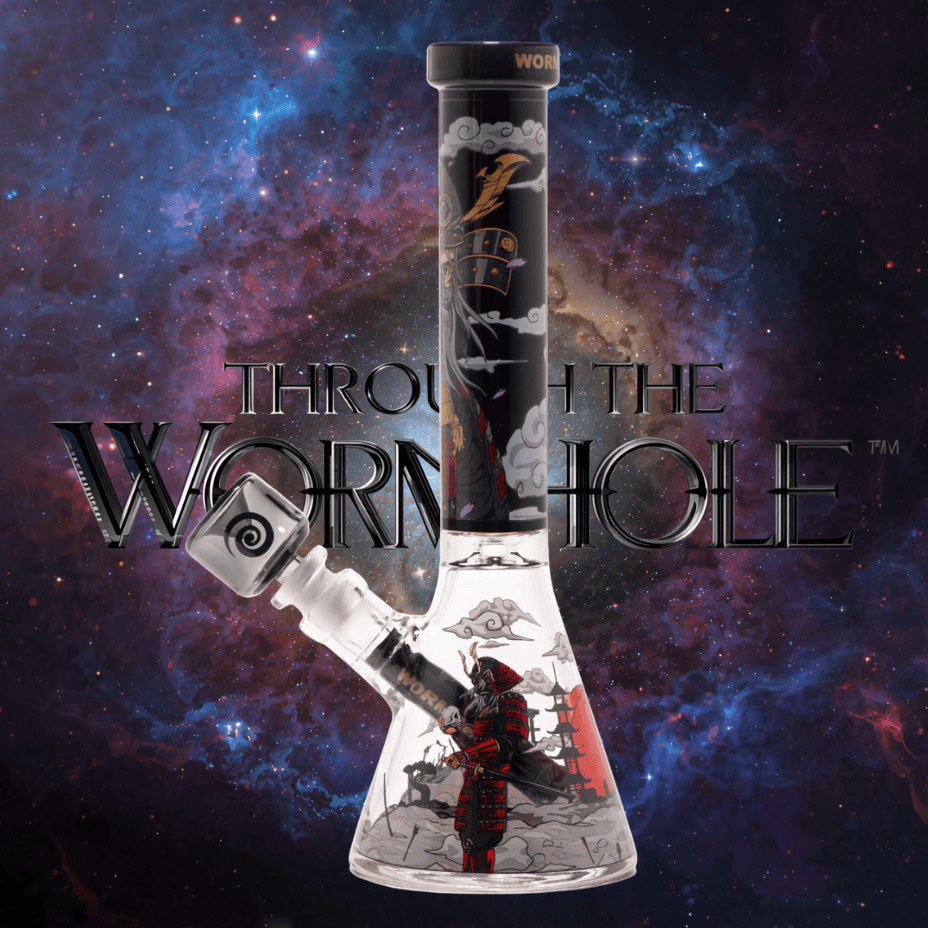 Wormhole 9mm Shogun Beaker Bong-11" Steinbach Vape SuperStore and Bong Shop Manitoba Canada
